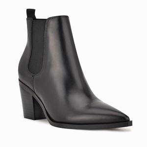 Nine West Wyllis Block Heel Ankle Boots - Black - Ireland (ZN8734612)